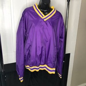 Purple Athletic Sweatshirt.